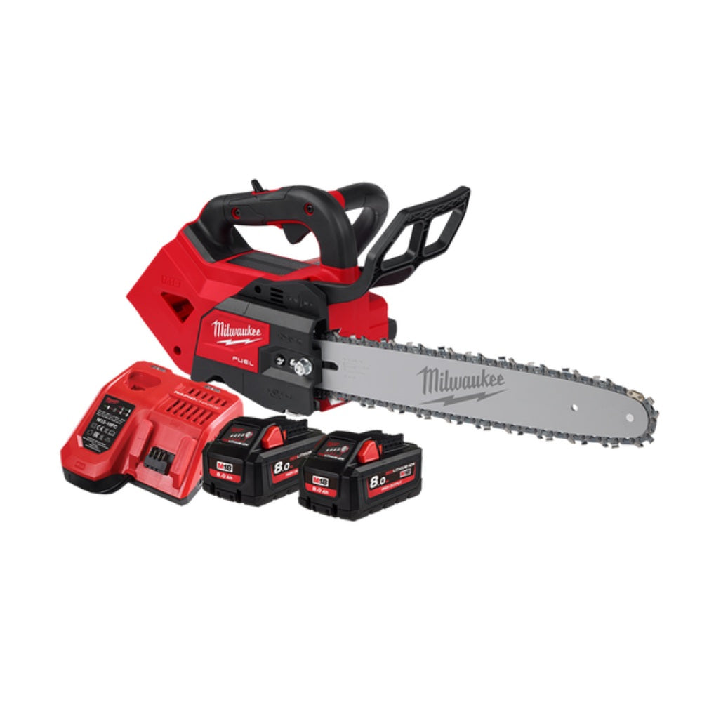 Milwaukee M18FTCHS14802 18V 8.0Ah 356mm (14") FUEL Cordless Top Handle Chainsaw Combo Kit