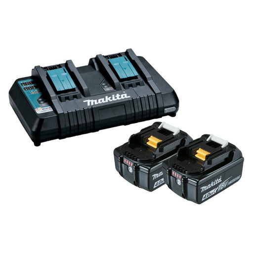 Makita 198928-5 18V Cordless Dual Port Rapid Battery Charger with 