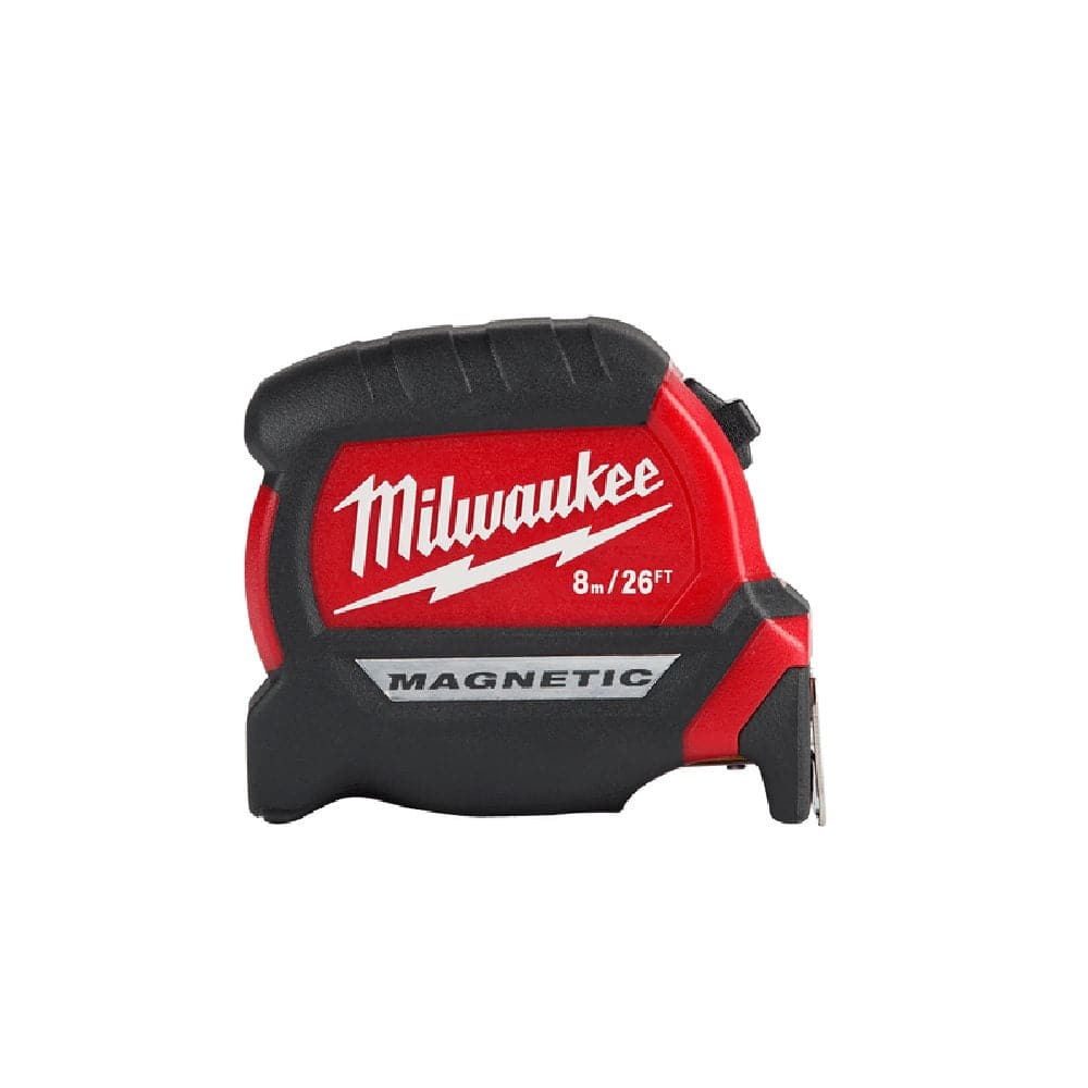 Milwaukee 48220526 8m (26ft) Compact Magnetic Tape Measure
