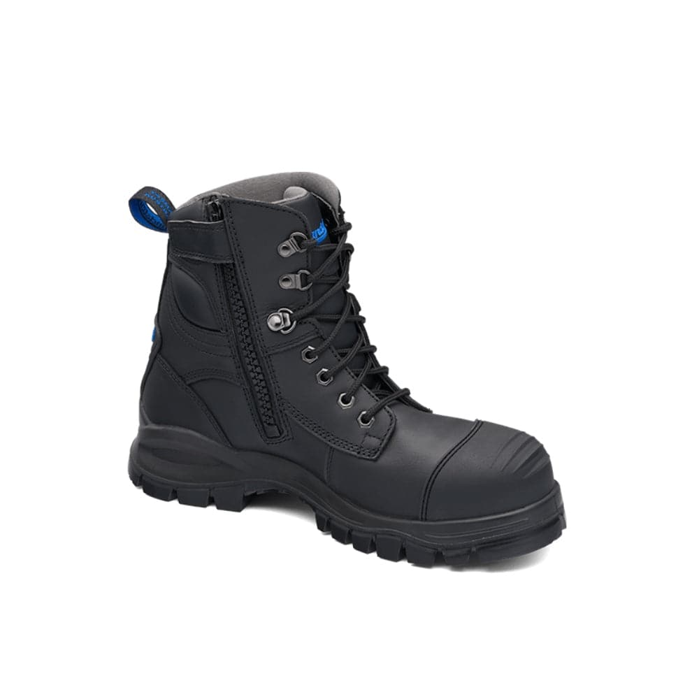 Blundstone 997 Black Leather Water-Resistant Safety Cap Safety Boots