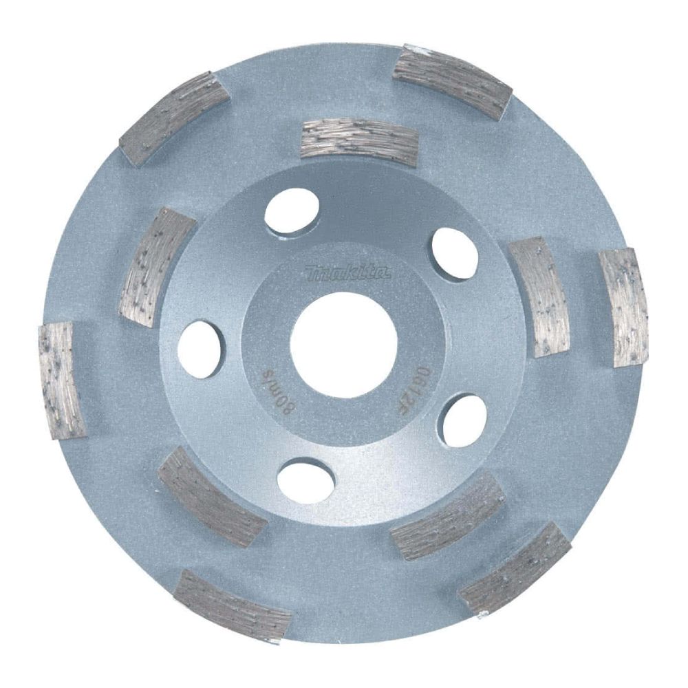 Makita D-41458 125mm x 22.23mm Double Rough Diamond Cup Grinding Disc