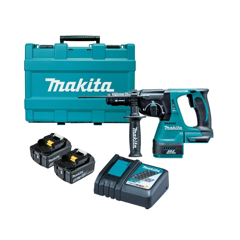 Makita 18V LXT Brushless Cordless SDS-Plus Concrete/Masonry Rotary Hammer  Drill Kit W/Bonus Dust Extraction Attachment XRH01T-193472-7 The Home Depot 