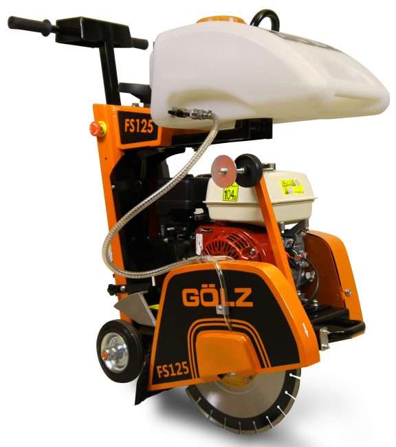 Golz FS125 350mm (14") 7.0HP Robin EX21 Petrol Floor Road Saw