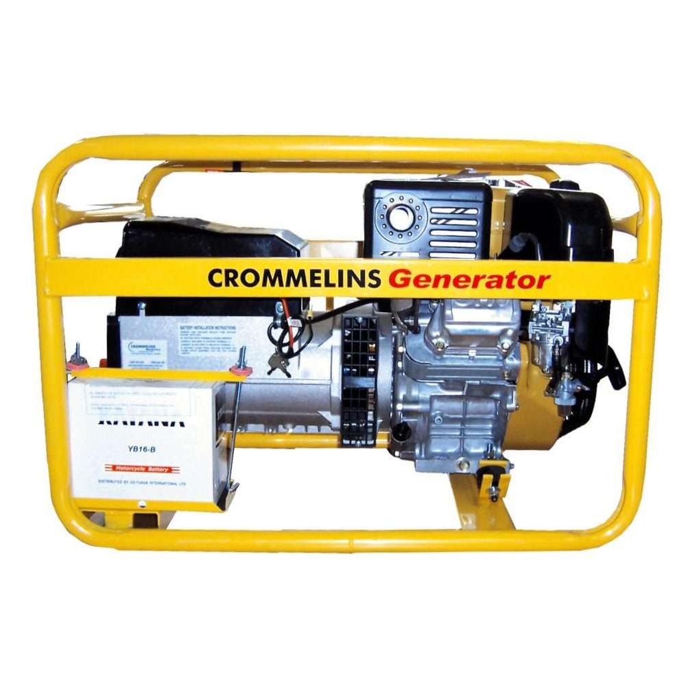 Crommelins GW200RPEH 200amp Robin Petrol E-Start Hirepack Generator Welder