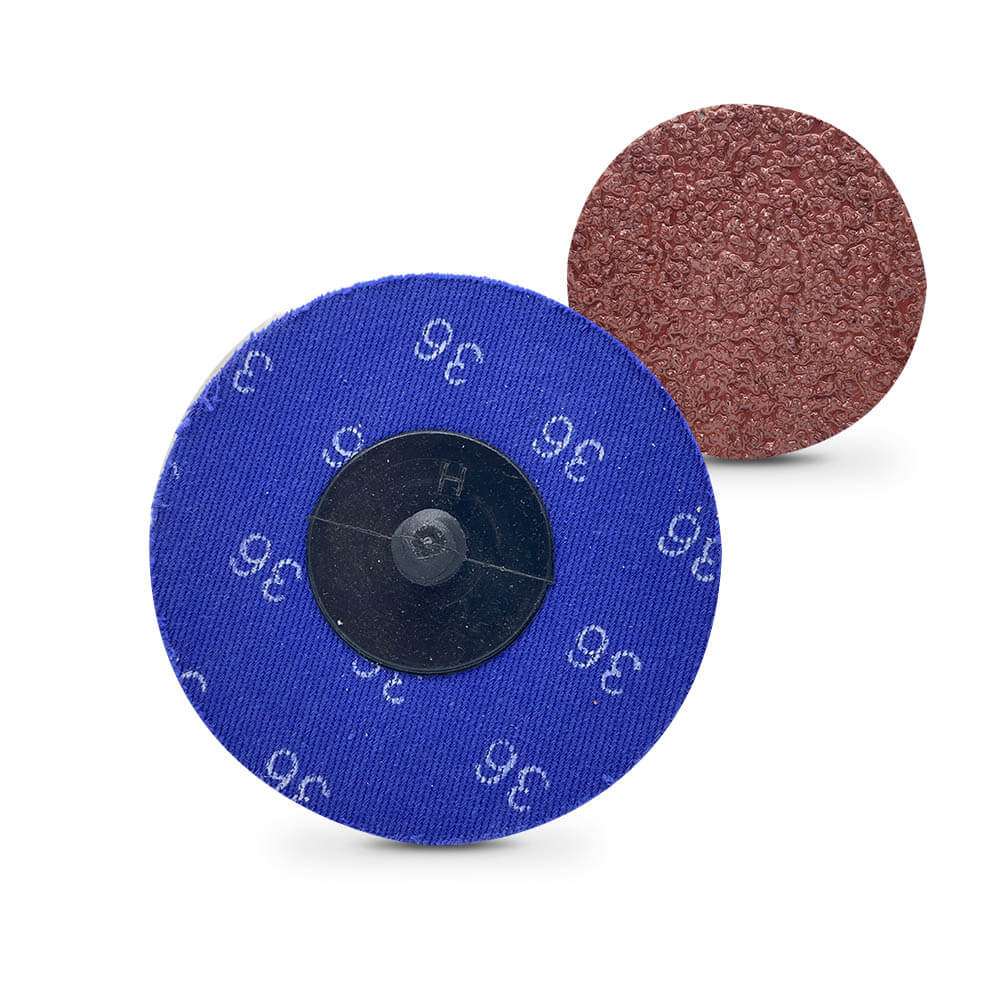 Insize INARRD7536 25 Piece 75mm 36 Grit Roloc Style Aluminium Oxide Sanding Discs