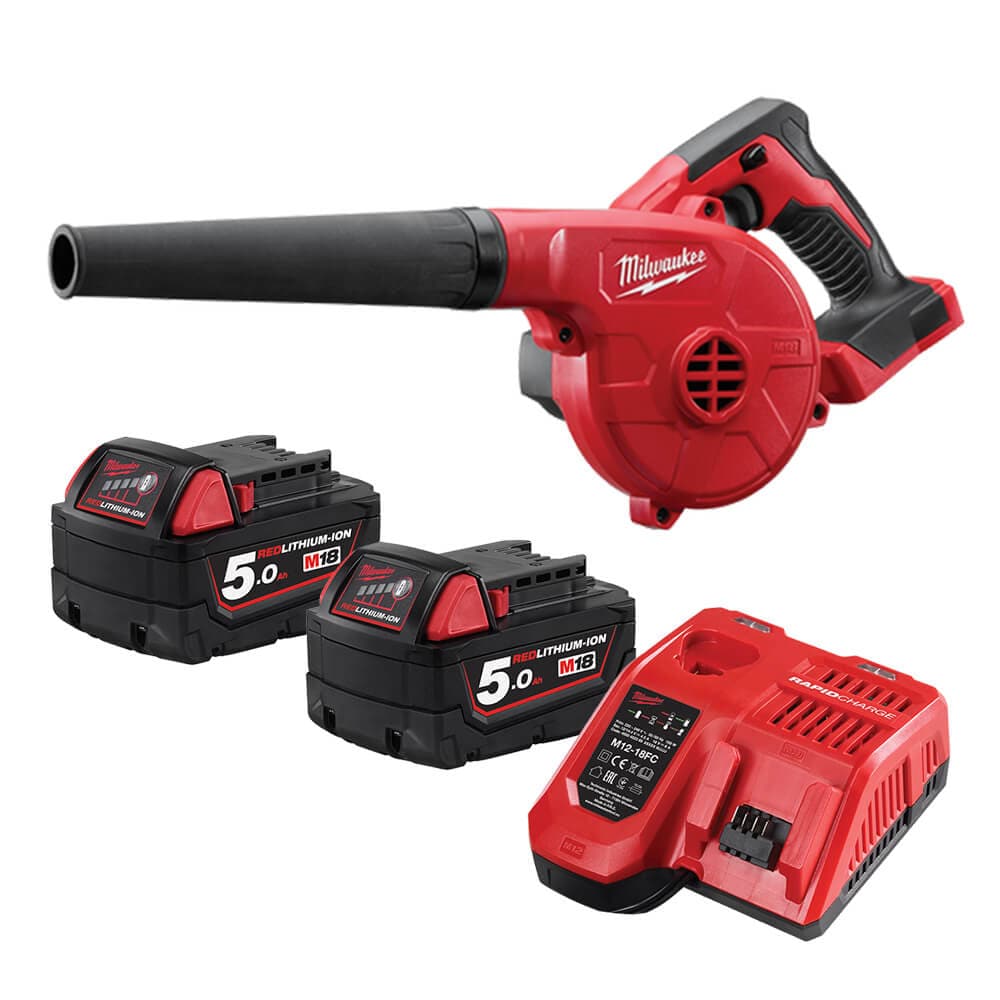 Milwaukee M18bbl 502ba 18v 50ah Cordless Compact Blower Combo Kit