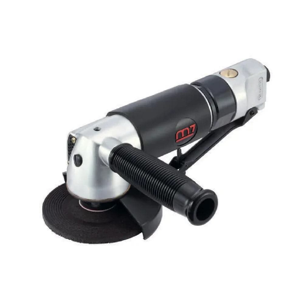 Mighty Seven M7-QB115 125mm (5") Safety Lever Throttle with Side Handle Air Angle Grinder