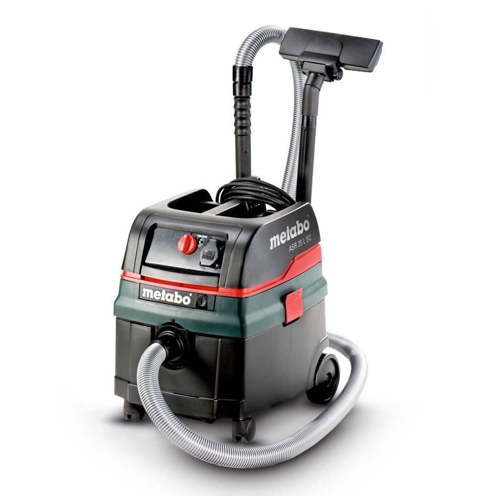 Metabo ASR 25 L SC 25L 1400W L-Class Wet & Dry Dust Extractor Vacuum Cleaner