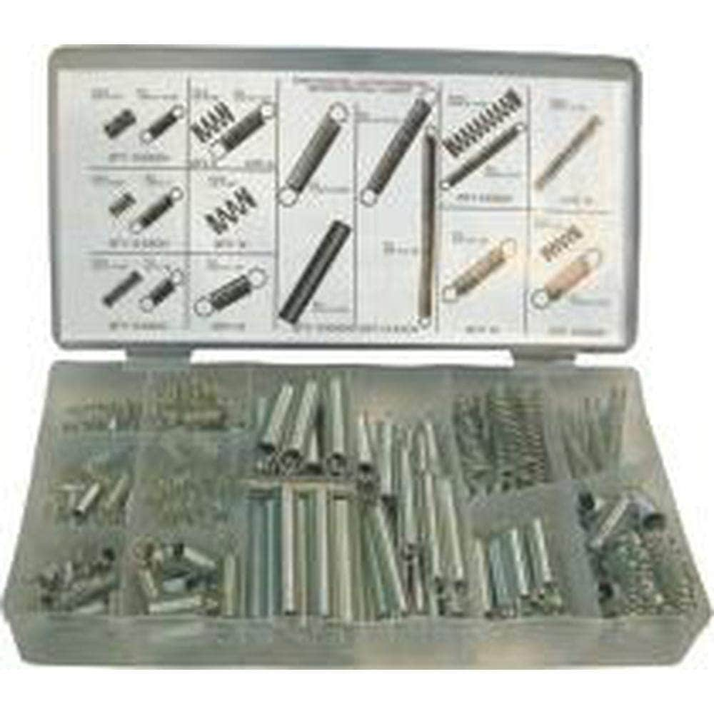 Grip 43160 200 Piece Zinc Plated Spring Assortment Set