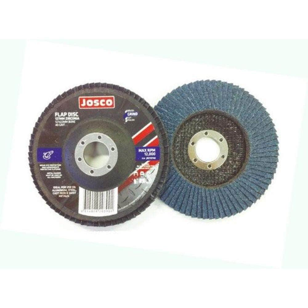 Josco JDZ11540 115mm x 40 Grit Zirconia Flap Disc