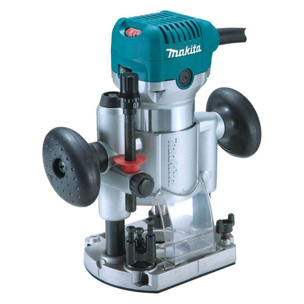 Makita RT0700CX2 6.35mm 710W Corded Plunge Router