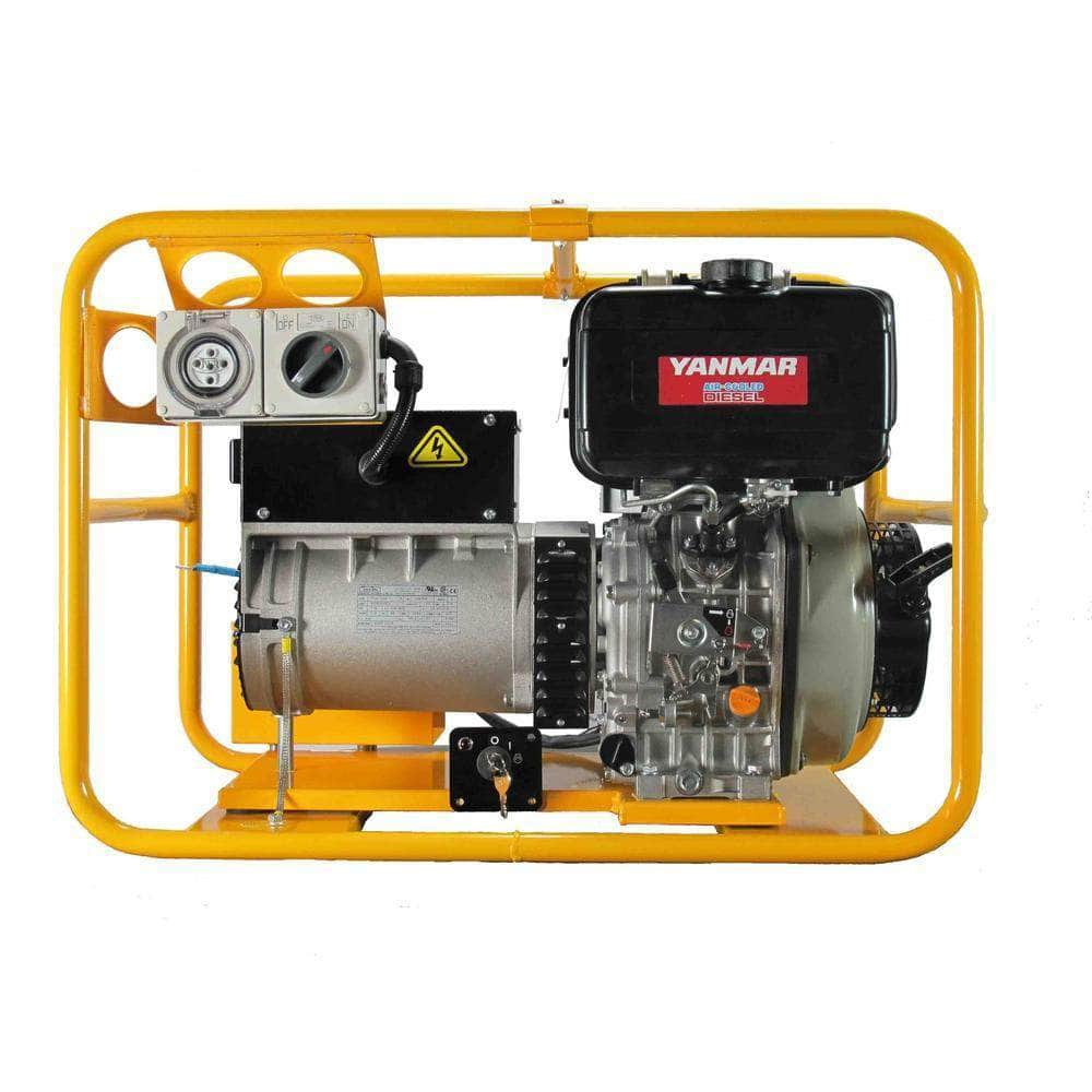 Powerlite PYD070E-3 Yanmar 7kVa 3-Phase Electric Start Diesel Generator