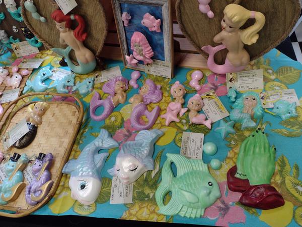 Barboe K Chalkware mermaids pop up event