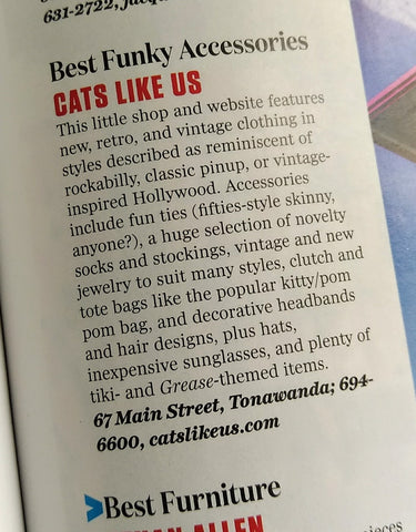 Cats Like Us won a Best Of WNY award from Buffalo Spree!
