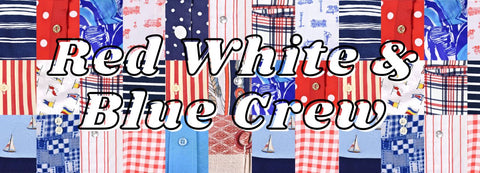 Red White & Blue Crew Collection