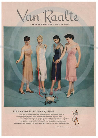 Van Raalte vintage slip advertisement