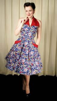 Trashy Diva 50s style dress with collar