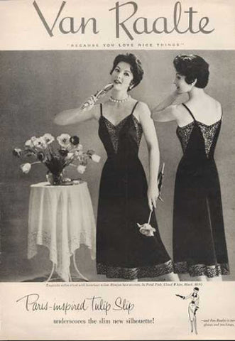 Van Raalte vintage slip advertisement