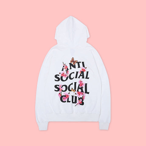 anti social social club butterfly hoodie