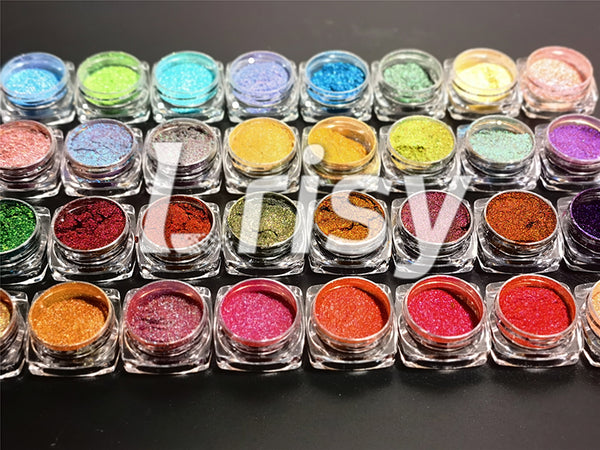 36 colors chameleon color shift mica powder