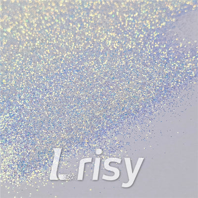 0.3mm Ice Blue and White Iridescent Glitter C021 – Lrisy