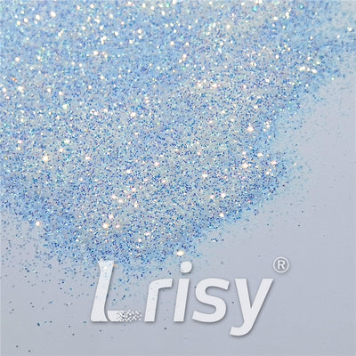 0.3mm Ice Blue and White Brightness Iridescent Glitter FC-F321 Ice Blue and  White Brightness 