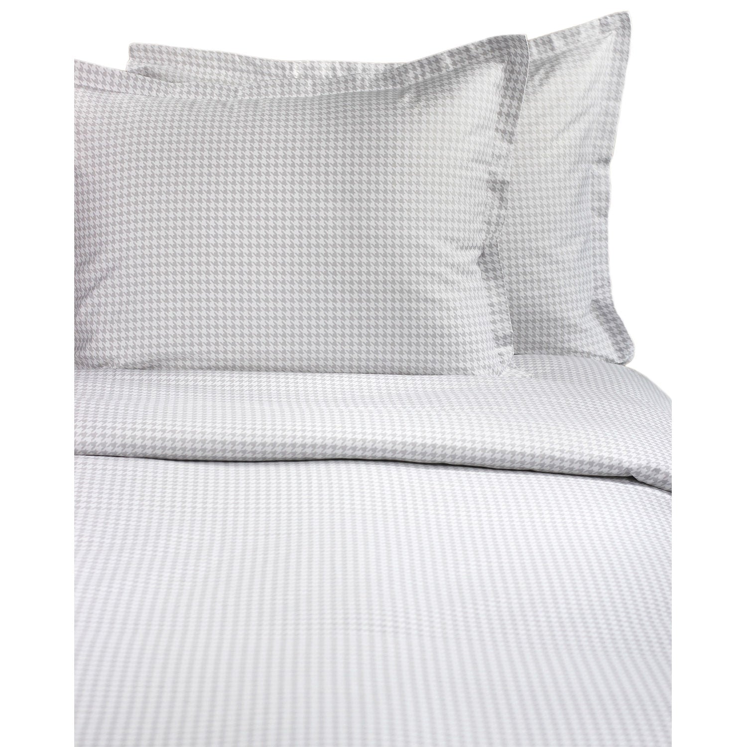 400 Thread Count 100 Cotton Houndstooth Duvet Set Laytner S