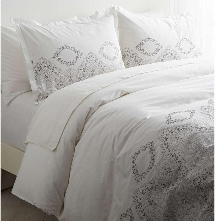 Brocade Embroidered Duvet Set Laytner S Linen Home