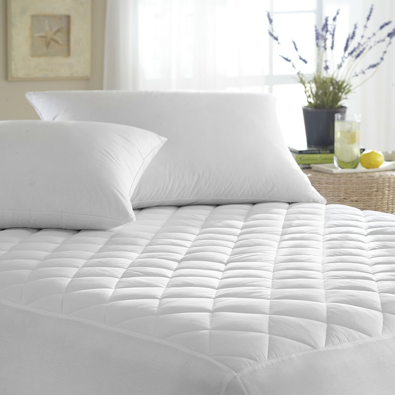 100% Cotton Quilted Mattress Pad – Laytner's Linen & Home