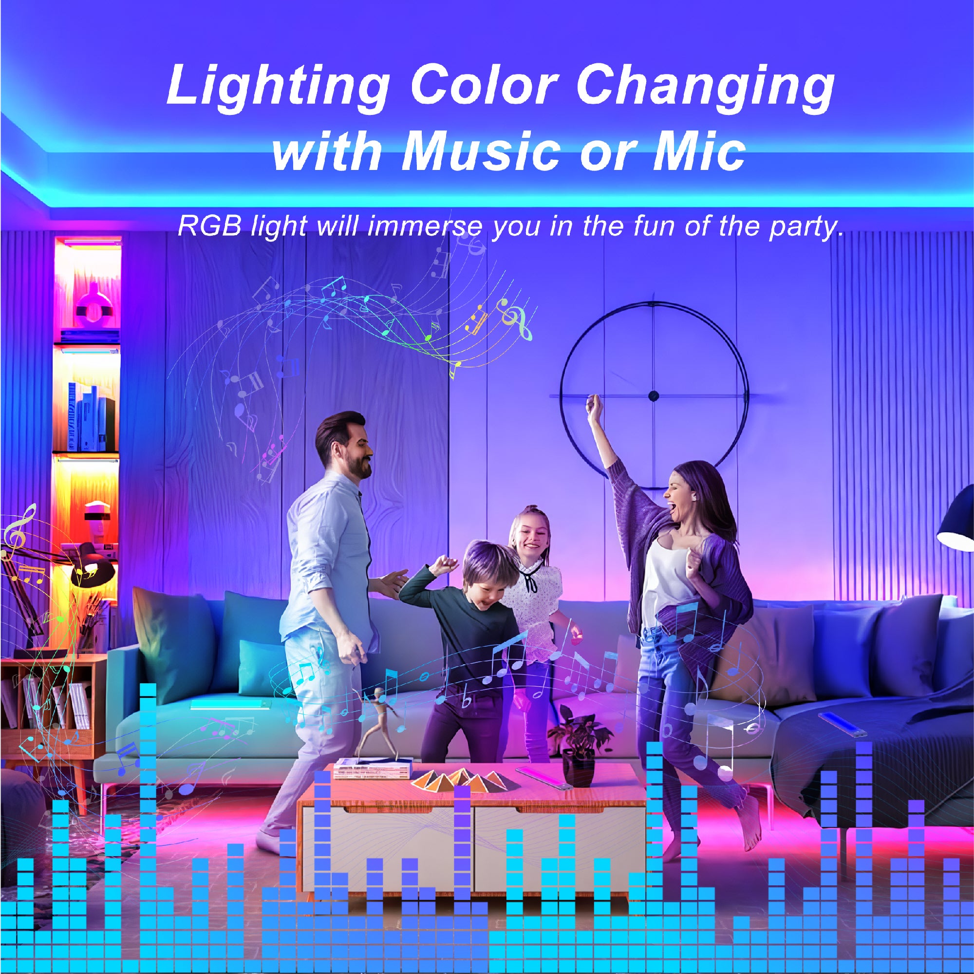 rgb motion sensor light