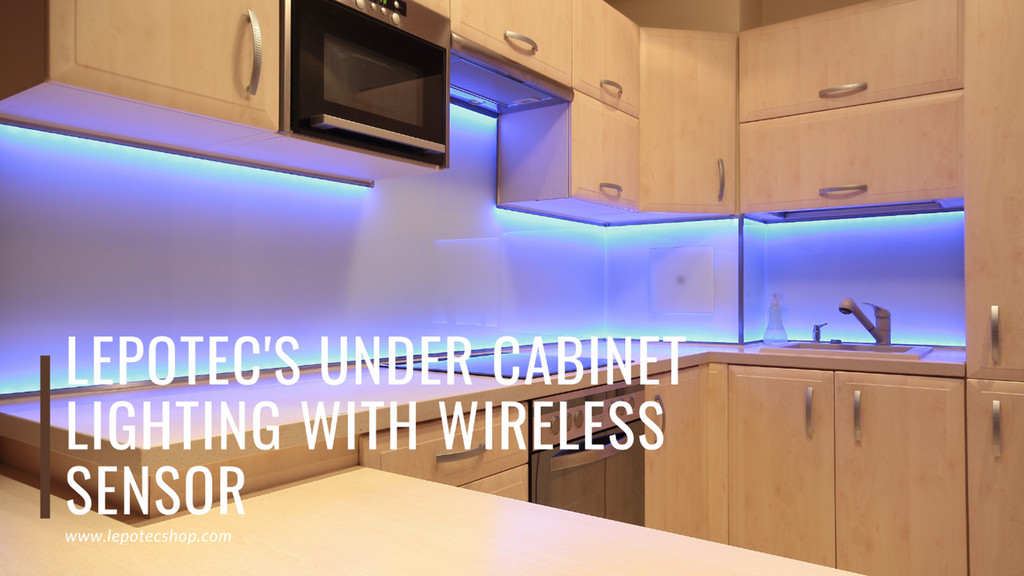 Lepotec's Under Cabinet Lighting with Wireless Sensor blog banner