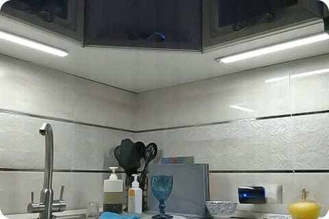 Lepotec wireless rechargeable motion sensor cabinet lights with 30 led use Under Cabinets of kitchen Product image