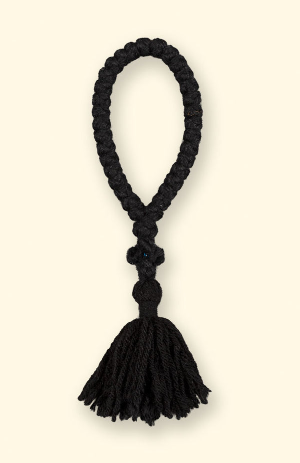 Orthodox Wool 100 knots Prayer Rope handmade by nuns (JP-124