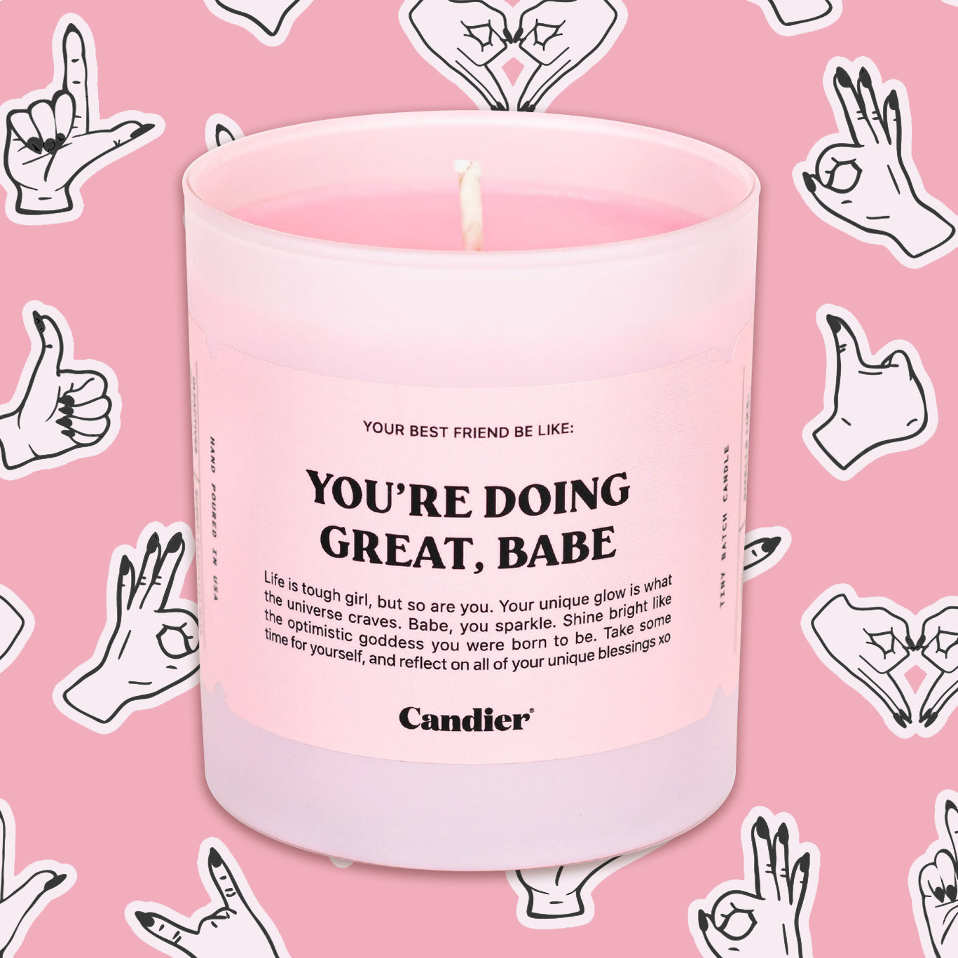 YOU'RE DOING GREAT CANDLE