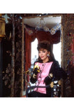 Saint Laurent Rive Gauche Pink, Black and White Satin Colorblock Jacket 1988 - BOUTIQUE PURCHASE PRICE