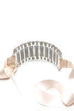 Christian Dior Clear Lucite and Baguette Cut Crystal "Gloria" Choker Necklace SS2004