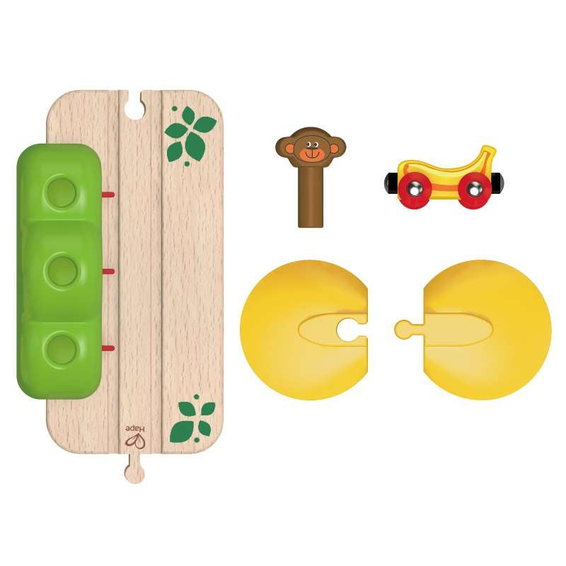 hape monkey pop up track