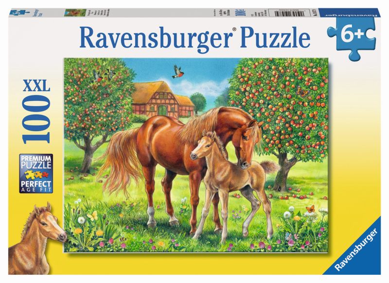 Horses in the Field 100pc Puzzle - Ravensburger