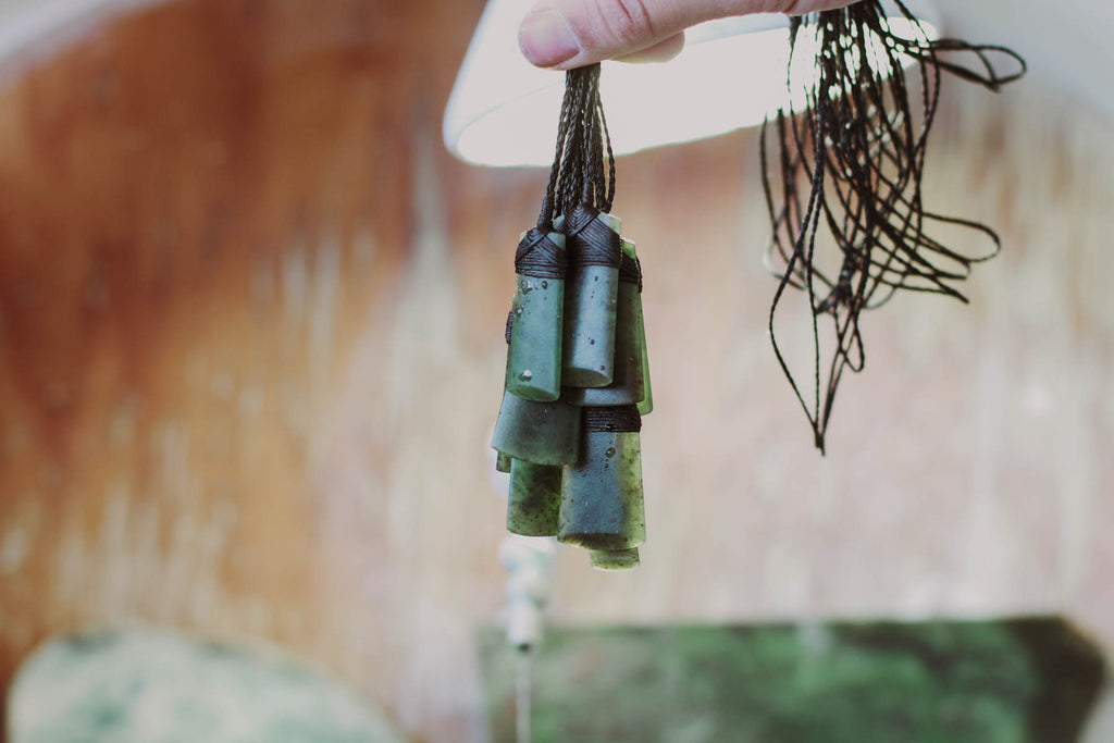 Beautiful pounamu toki for the TUMMILER finishers