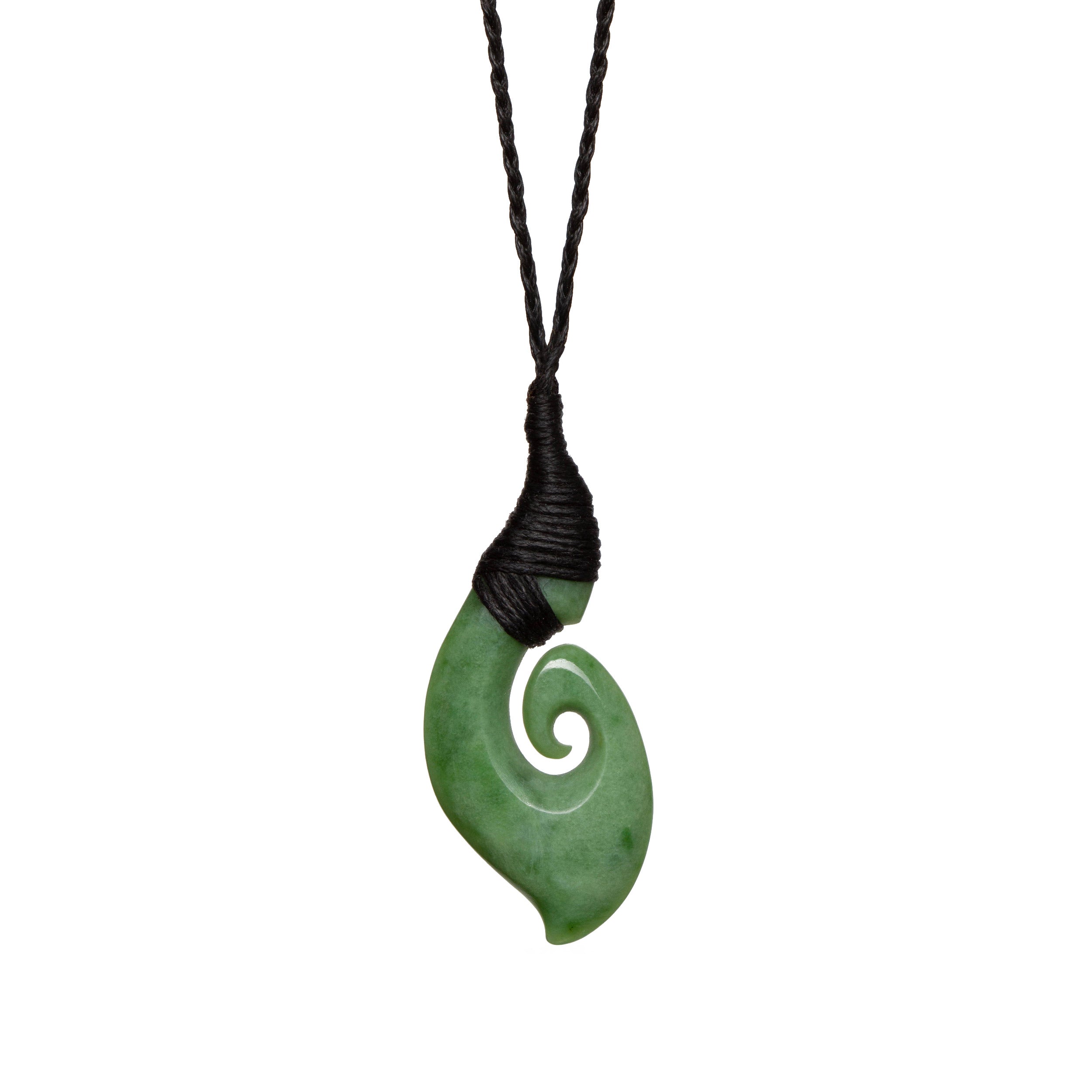 New Zealand Jade Hei Matau Pendant