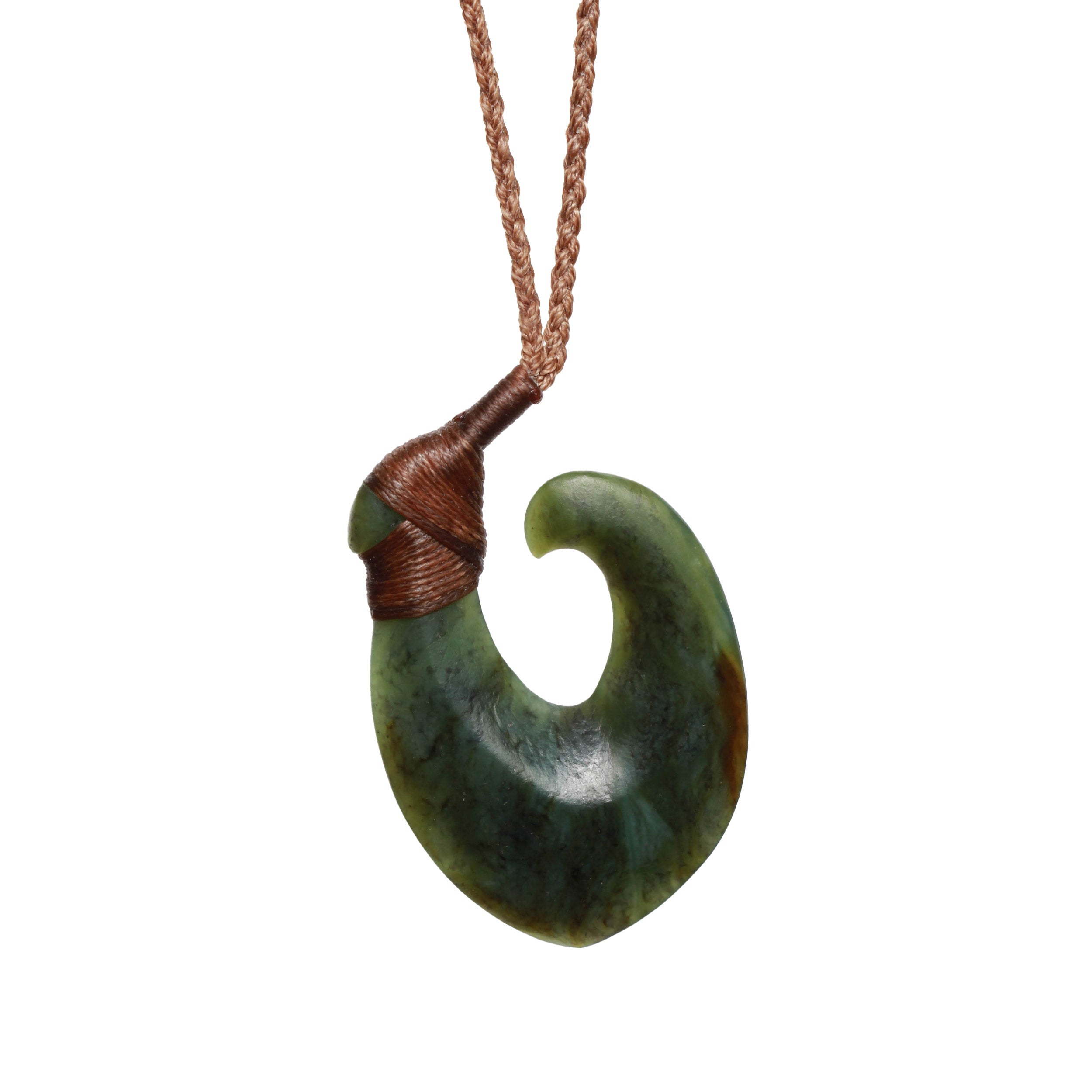 New Zealand Pounamu Bound Hei Matau