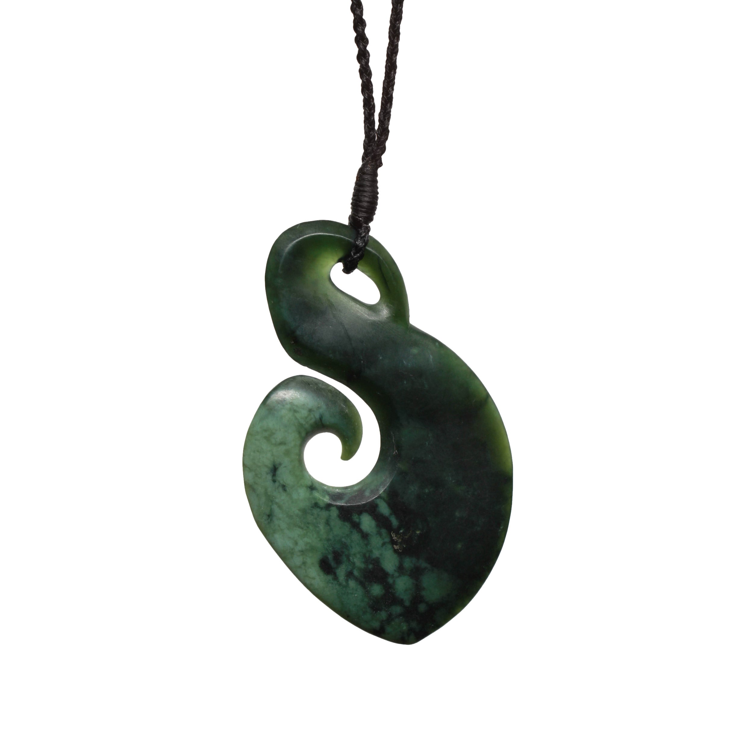 New Zealand Jade Fish Hook Pendant