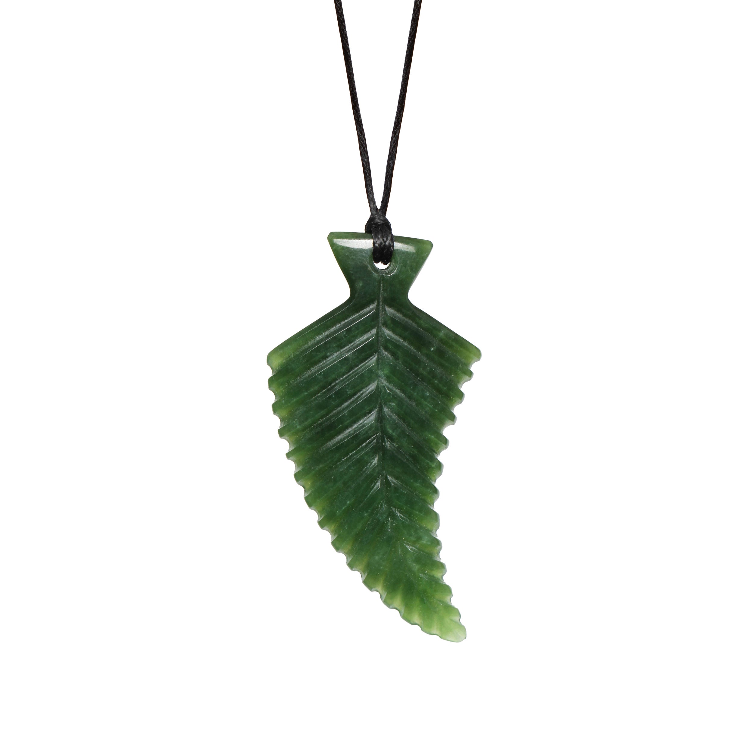 Hei Matau - Pounamu Fish Hook Pendant | Sands Carving Studio