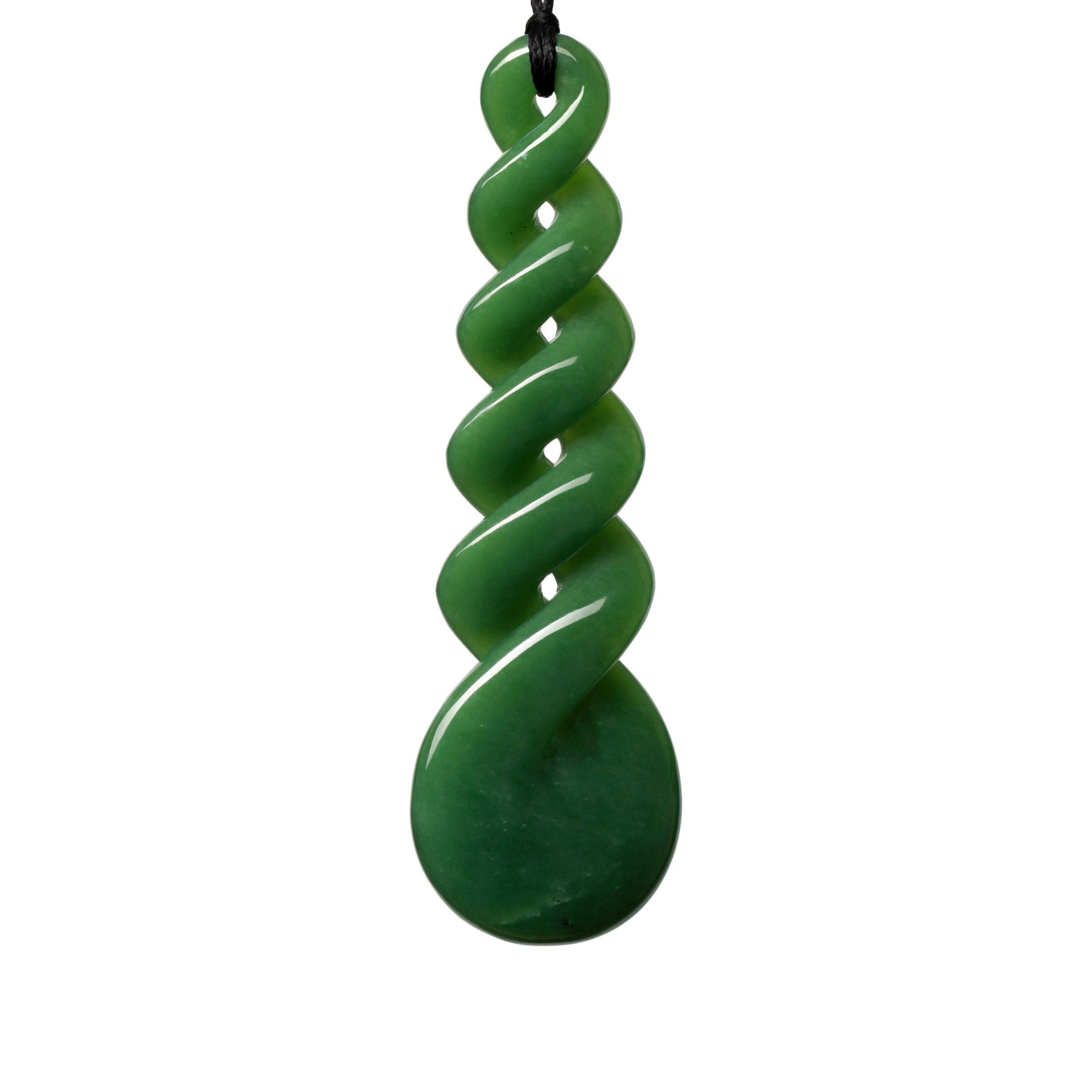 New Zealand Pounamu Six Twist Pendant