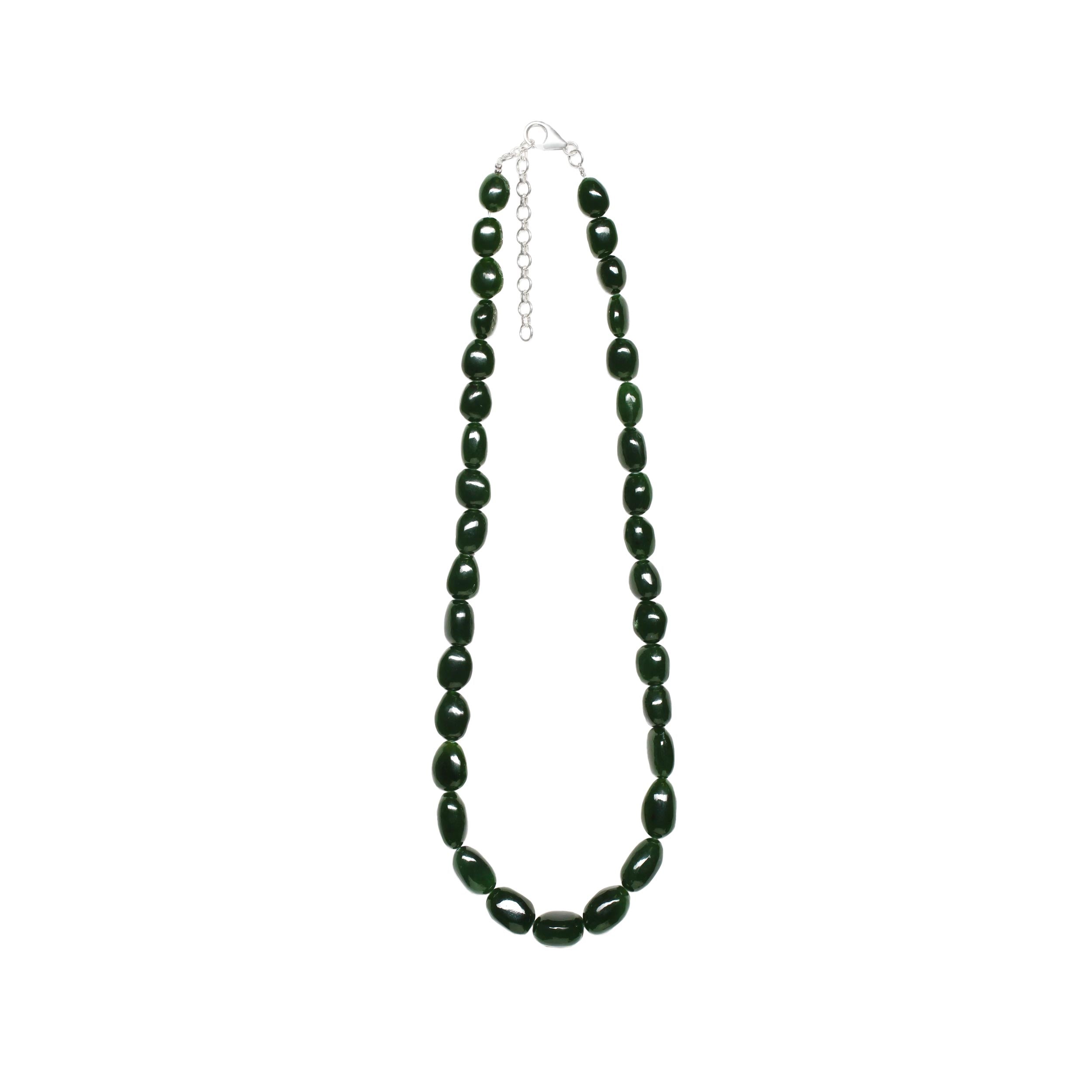 Specimen Strand : MidCentury Multicolour Jadeite Jade Bead Necklace –  Secret Histories