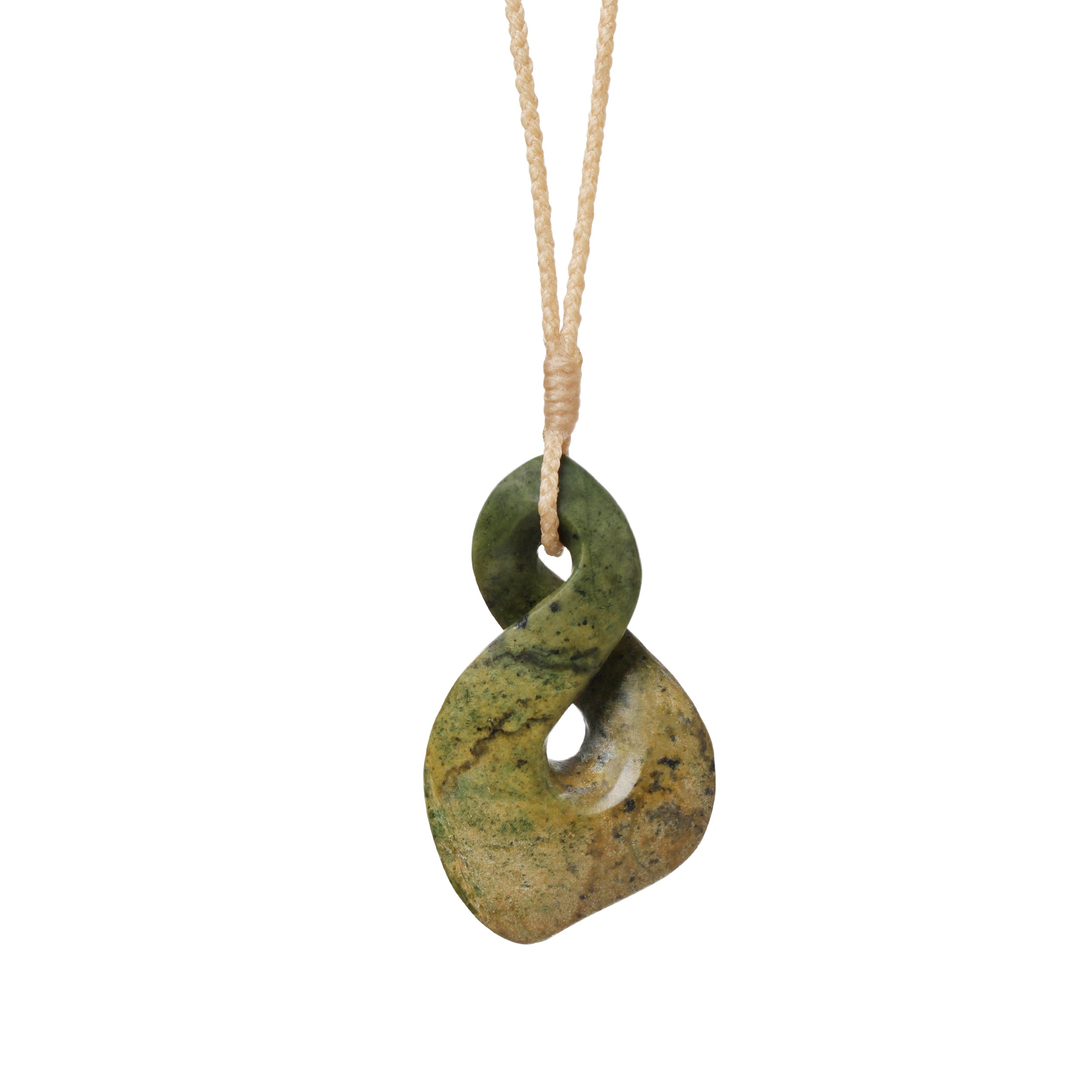 New Zealand Jade Single Pikorua Twist | Mountain Jade NZ