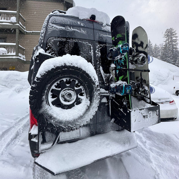 Ski & snowboard rack for sprinter van