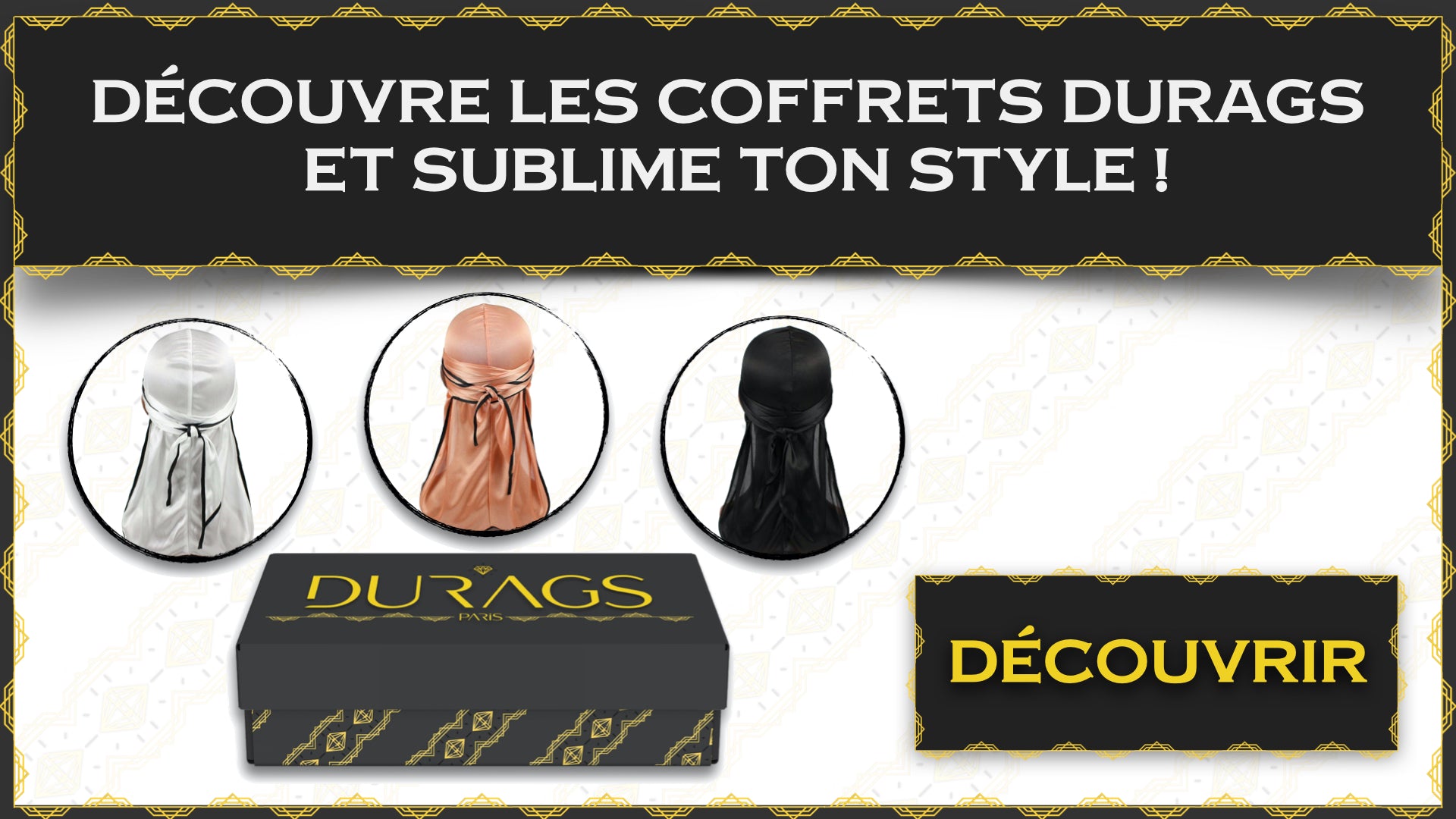 Lot durag homme