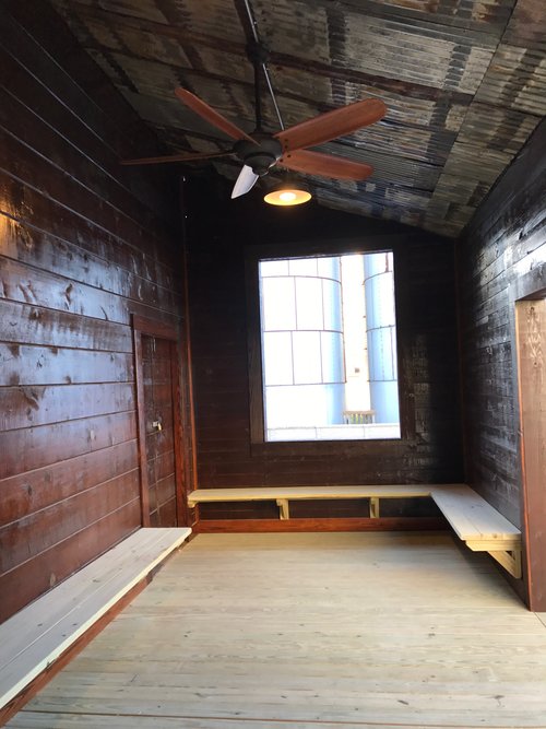 Front porch of the Turning Point party room at ZDT's Amusement Park