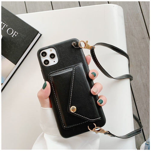 LUVLY- Designer Brand Inspired iPhone Case With Card Holder